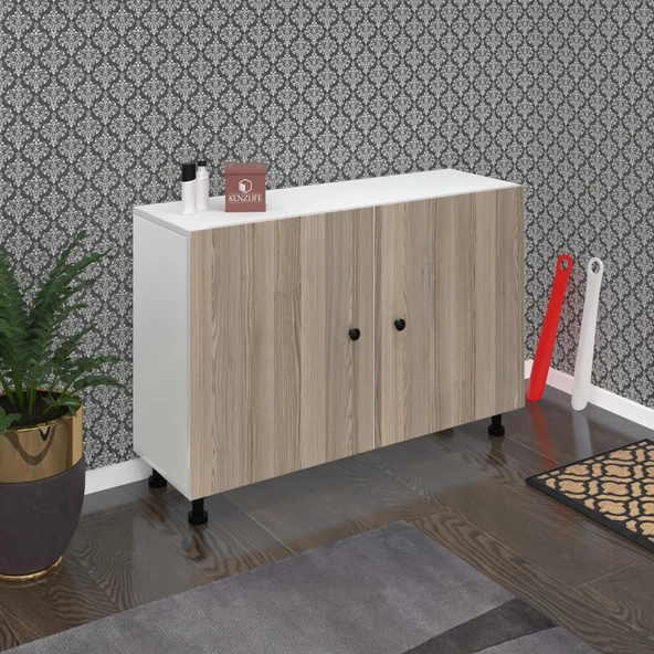 Kenzlife ayakkabılık yemeni4 crdbyz 68*120*32 kapaklı 4 raflı 24 çift ayakkabı kapasitesi ürün görseli