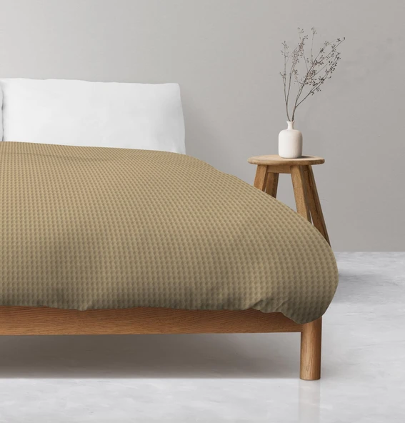 %100 Pamuklu 180X220 cm Waffle Desenli, Pike Yatak & Koltuk Örtüsü - 7