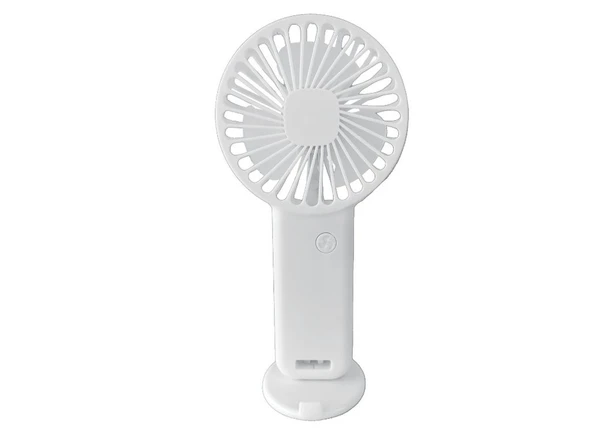 MİNİ FAN,TELEFON TUTUCU,PORTATİF EL VANTİLATÖRÜ BEYAZ  9,3x19cm - 2