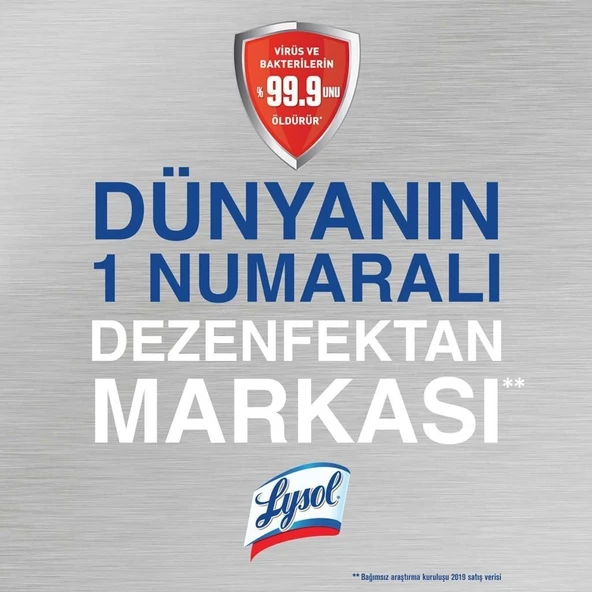 LYSOL DEZENFEKTAN SPREY BAHAR FERAHLIĞI 2'Lİ, YÜZEYLER IÇİN, 2 X 400 ML - 4