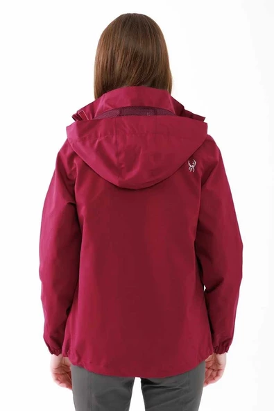 2AS Tinker III.Kadın Yağmurluk Vişne - 4