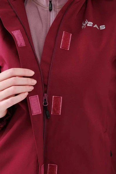2AS Tinker III.Kadın Yağmurluk Vişne - 6