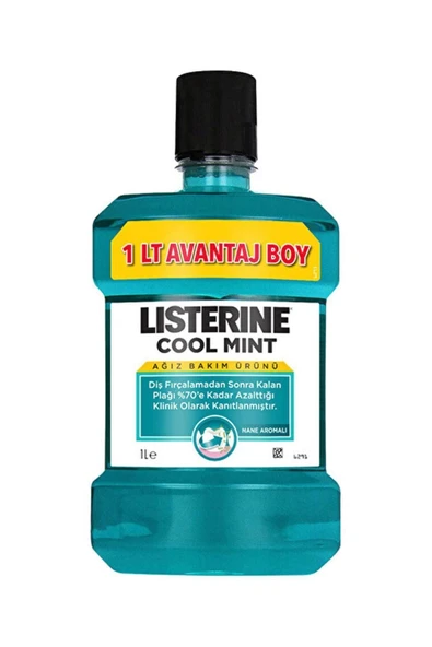 LİSTERİNE COOLMİNT AĞIZ SUYU 1 LT MAVİ