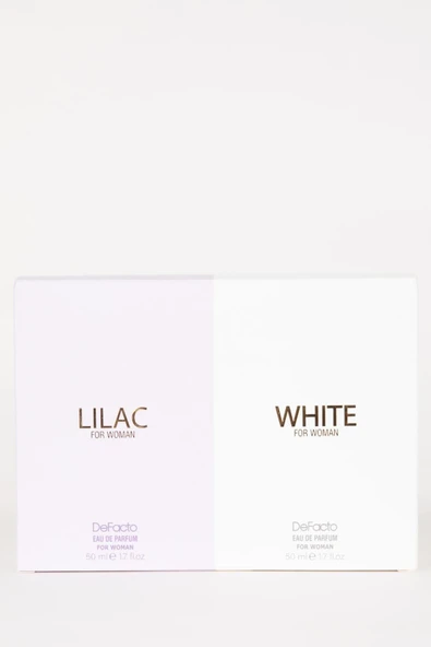 DEFACTO LİLAC & WHİTE 2'Lİ SET KADIN PARFÜM 50 ML C1786AXNS - 2