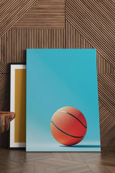 SELMIRA Basketbol Topu Kanvas Tablo