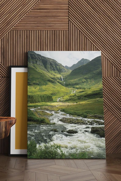 SELMIRA Dağların Hiddeti Kanvas Tablo