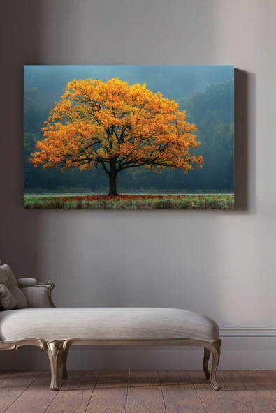 SELMIRA Yağmurdaki Yaşam Ağacı Kanvas Tablo