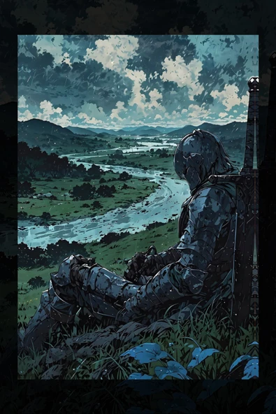 SELMIRA Yorgun Savaşçı Kanvas Tablo - 2