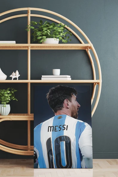 SELMIRA Messi 10 Numara Kanvas Tablo - 1