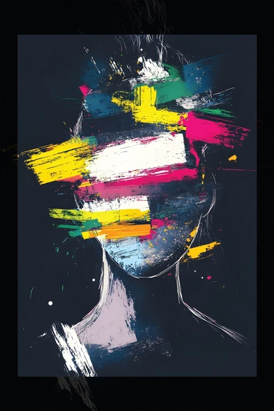 SELMIRA Zihnin Rengi Kanvas Tablo - 2