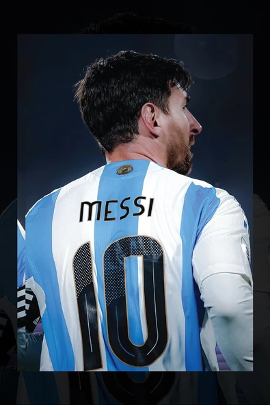 SELMIRA Messi 10 Numara Kanvas Tablo - 2