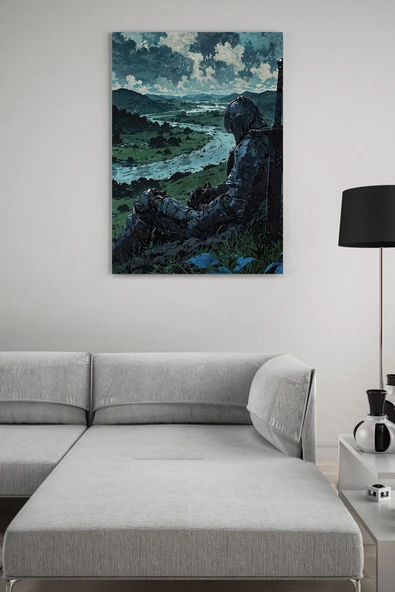 SELMIRA Yorgun Savaşçı Kanvas Tablo