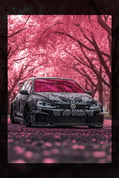 SELMIRA Golf Araba Kanvas Tablo - 2