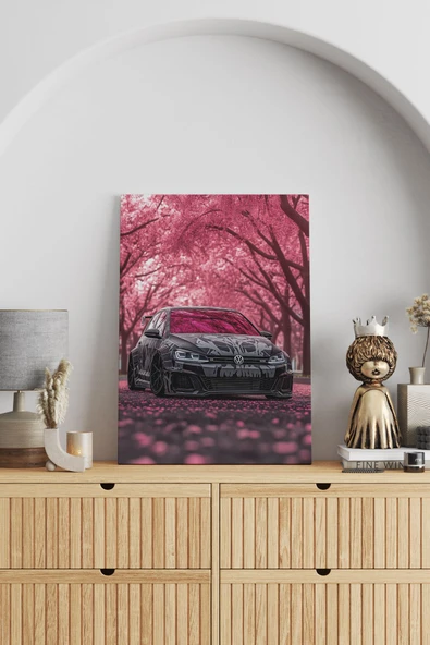 SELMIRA Golf Araba Kanvas Tablo