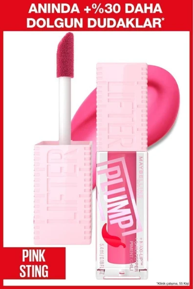 MAYBELLİNE NEW YORK LİFTER PLUMP DUDAK PARLATICISI- 003 PİNK STİNG ürün görseli 1