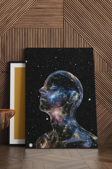 SELMIRA Gökyüzü Adam Kanvas Tablo