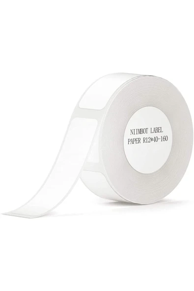 Niimbot Beyaz Etiket (D11 ve D110 için, 12x40mm, 160 adet)