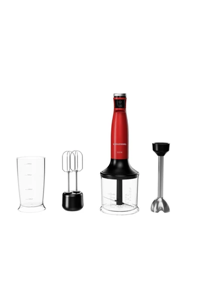 Grundig Hbs 425051 Mini El Blender Seti Kırmızı