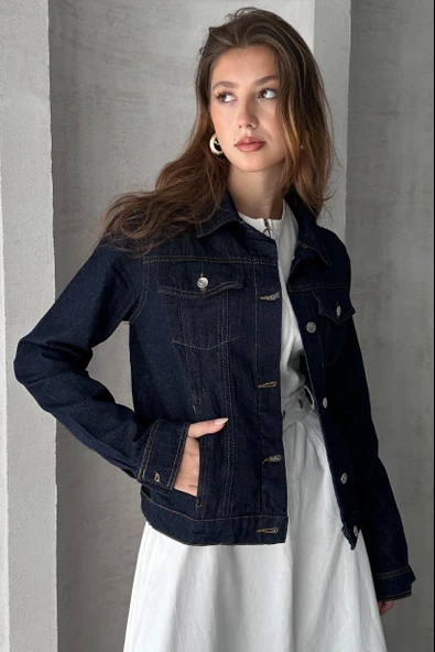 Relaxed Fit Denim Ceket - 3