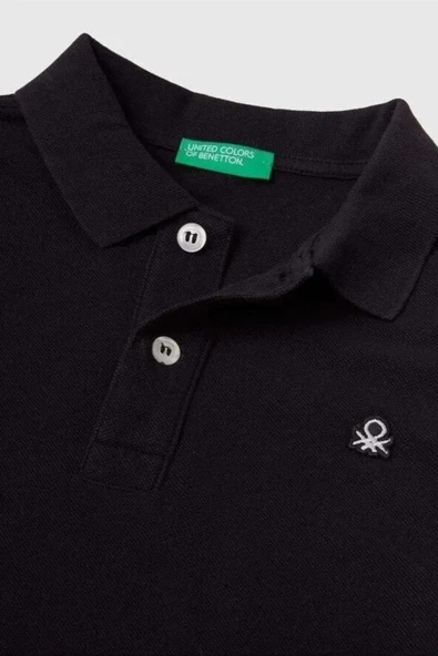 Erkek Çocuk Siyah Logolu T-Shirt - 2