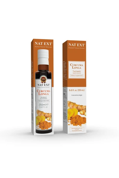 Nat Ext Curcuma Longa Zerdeçal Sıvı Ekstraktı 250 ml - 1