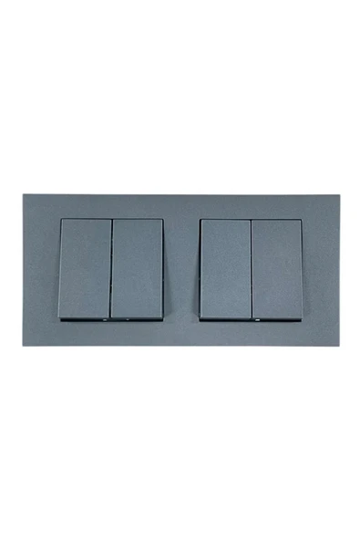 OVİVO Ovivo Grano Füme İkili Set Komütatör + Komütatör