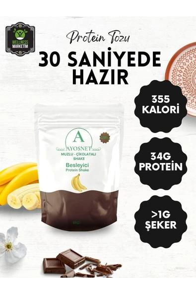 MUZ ÇİKOLATA AROMALI SHAKE 500 GR - 2