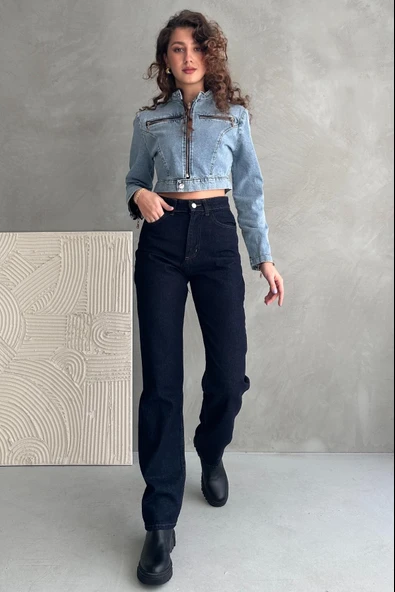 Normal Bel Boru Paça Straight Jean - 6172 - 4