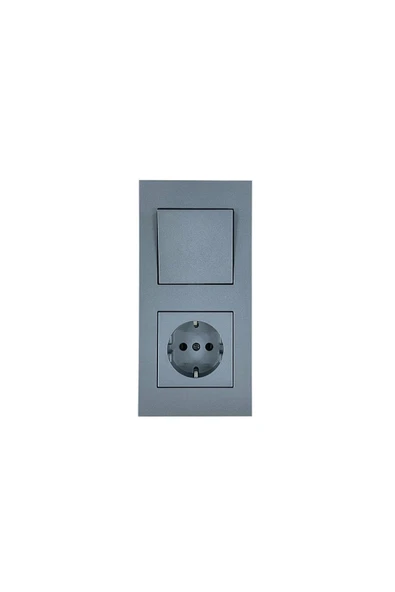 OVİVO Grano Füme Anahtar Topraklı Priz Set Fümeantoppriz - 2
