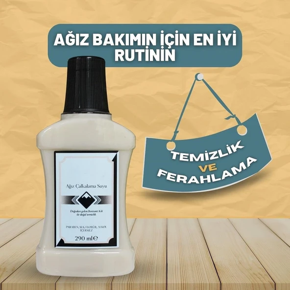 MEDİ CLAY BENTONİT İÇEREN AĞIZ ÇALKALAMA SUYU 290 ML - 2