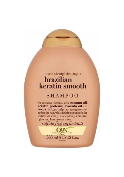 OGX BRAZİLİAN KERATİN SMOOTH SHAMPOO 385 ML