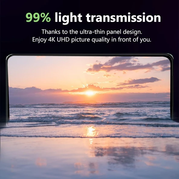 Xiaomi Redmi Pad 2 11 Inç 2025 Nano Kırılmaz Ekran Koruyucu Şeffaf Cam Tam Uyumlu - 4