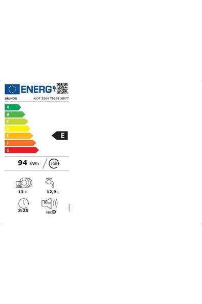 Grundig Bulaşık Makinesi Gdf 5204 5 Programlı - 5