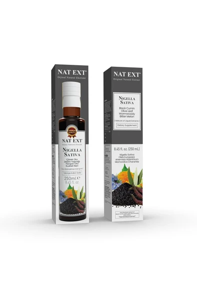 Nat Ext Nıgella Satıva Çörek Otu Zeytin Yaprağı Yavşan Otu Kudret Narı Sıvı Ekstraktları Karışımlı - 1
