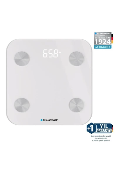 Blaupunkt SW500 Body Master Smart Bluetooth Tartı Baskül Beyaz - 5