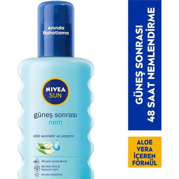 Nivea Sun Güneş Sonrasi Nem Cildi Rahatlatan Nemlendirici Sprey 200 Ml