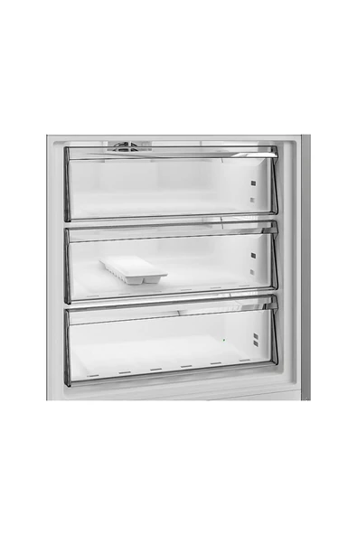 Grundig GPKND 490 E Enerji Sınıfı 490L Duo-No Frost Alttan Donduruculu Buzdolabı Beyaz - 6