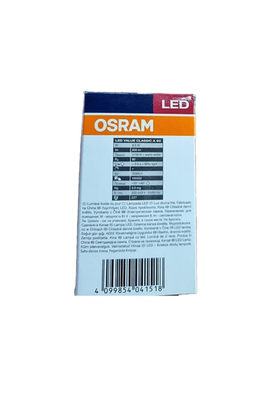 Osram Ledvance 10w E27 2700k Sarı Işık Led Ampul - 4