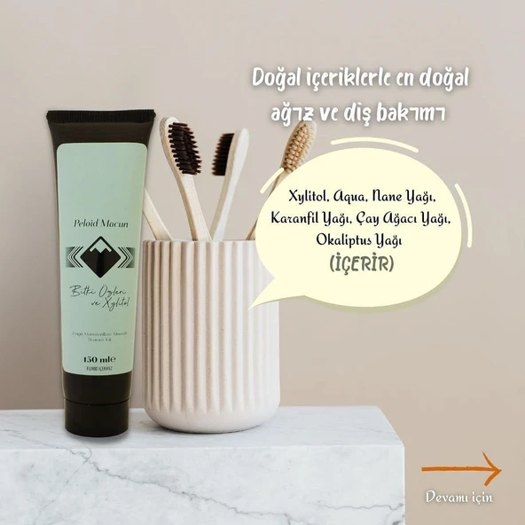 MEDİ CLAY PELOİD DİŞ MACUNU 150 ML - 3