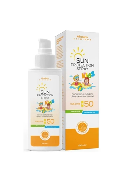 Miraderm Clinique Sun Protection Sprey Çocuk Nemlendirici Krem 100 ml