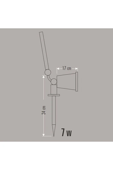 Cata Ct-7310 7w Ledli Solar Kazıklı Bahçe/çim Armatürü - Yeşil - 5