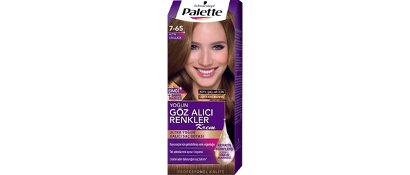 PALETTE YOĞUN GÖZ ALICI RENKLER 7-65 ALTIN ÇİKOLATA