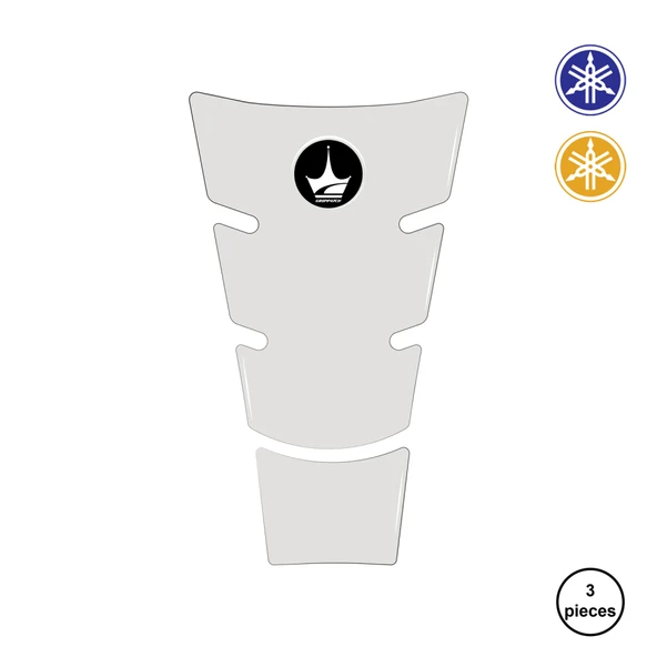 Yamaha R7 2021-2024 ile Uyumlu Kaydırmaz Şeffaf Depo Koruma Tank Pad GT58CP - 1
