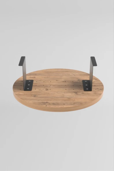 Yan Sehpa Ayarlanabilir Tepsi Dekoratif Modern Tepsi ATLANTİK ÇAM - 3
