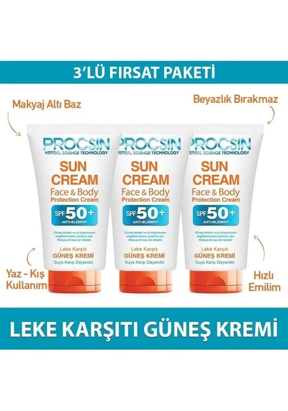 PROCSİN GÜNEŞ KREMİ FIRSAT PAKETİ 50 ML - 1