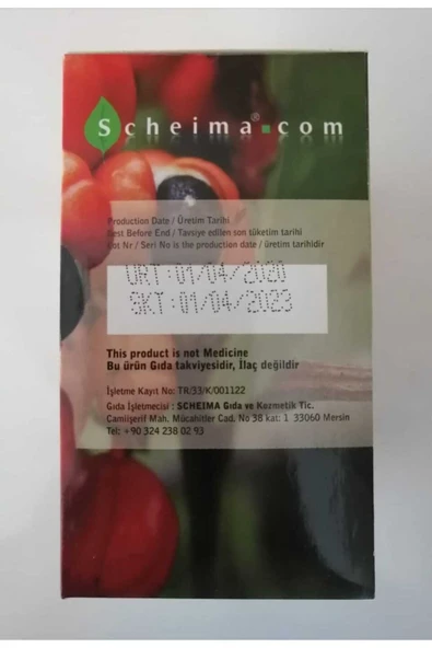 SCHEİMA GUARANA EKSTRAKTI DOĞAL TOZ IÇECEK - 3