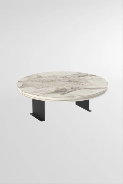 Yan Sehpa Ayarlanabilir Tepsi Dekoratif Modern Tepsi Efes - 5