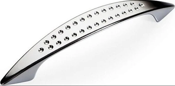 Noktalı Dolap Çekmece Kulpu 96 mm Krom - 2