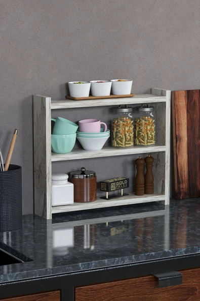 Mutfak Rafı Tezgah Üstü Organizer Efes - 2