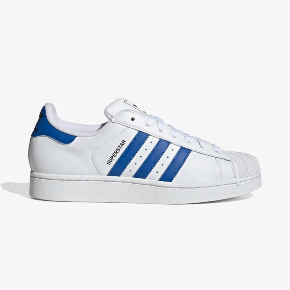 Adidas Superstar II Unisex Beyaz Mavi Spor Ayakkabı JQ4729